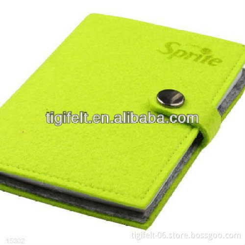 custom handmade high quality felt notebook